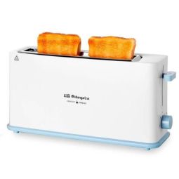 Tostadora eléctrica orbegozo to4014 - blanca - 850w - 7 niveles de potencia