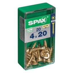 Tornillo - spax - cabeza avellanada - acero - diam. 4 mm - longitud. 20 mm