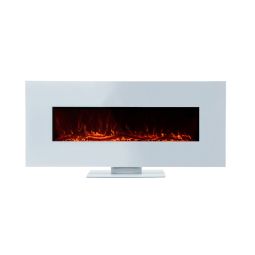 Chimenea eléctrica de pared empotrable para interior 1600w kekai alaska 128