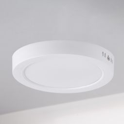 Plafón de superficie LED 100lm/w 12w 1200lm 6000ºk ip20 [ho-plc-12w-1200lm
