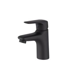 Mezclador para lavabo negro one