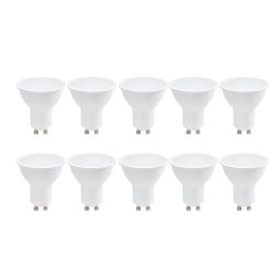 Pack de 10 bombillas LED gu10 7w 770lm 4000k blanco neutro smd2835