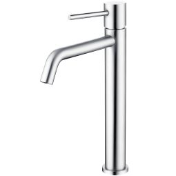 Valaz grifo de lavabo alto para pica monomando redondo cromado