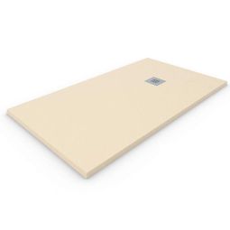 Plato de ducha resina extraplano. Crema ral: 1015 80x120cm