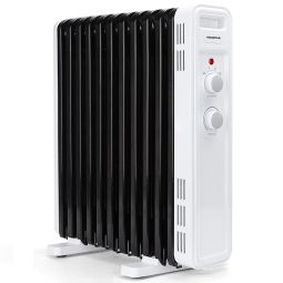 Radiador de aceite, 2300 w, 11 elementos, protección antivuelcos, Aigostar