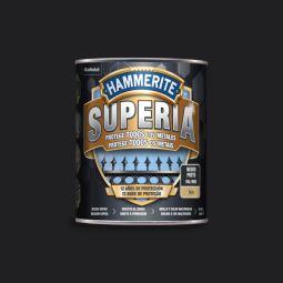 Hammerite superia esmalte antioxidante mate negro 750 ml