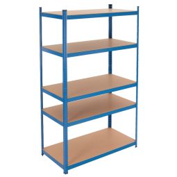 Estantería de taller 200x100x60 cm azul ecd germany