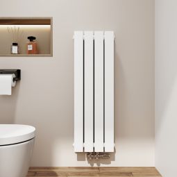 Emke radiador vertical doble capa blanco brillante, 90x30,4 cm, 446w