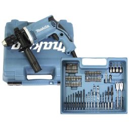 Taladro percutor 710w - 74 accesorios - ø13 mm