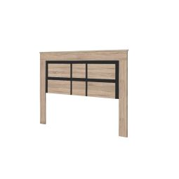 Cabecero de matrimonio kiara 160cm cambria y grafito