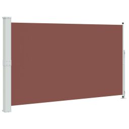 vidaXL toldo lateral retráctil de jardín marrón 180x300 cm