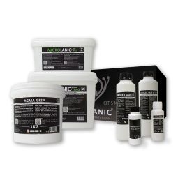 Kit microcemento sbc 5m² baños y cocinas marfil oscuro