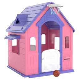 Casita infantil 132x118x124 cm pp bicolor aiyaplay