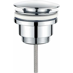 Valaz valvula click clack para lavabo o bide redondo cromado