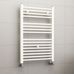 Kibath secatoallas radiador circuito calefac. De 80x50 cm blanco de acero