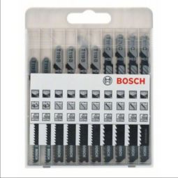 Juego 10 hojas sierra calar madera Bosch