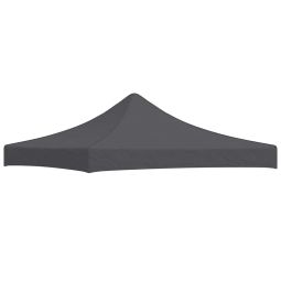 vidaXL techo de carpa para celebraciones 3x3 m gris antracita