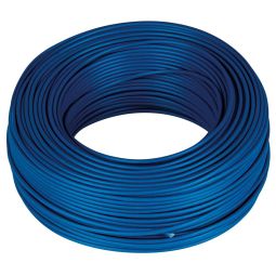 Cable H07V-K 1x6mm azul rollo 25m