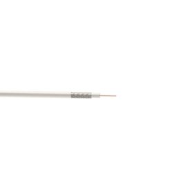 Cable coaxial TV 17 VATC blanco rollo 25m
