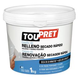 Masilla secado rápido toupret 1kg