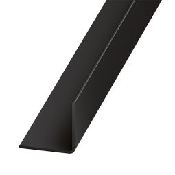 Ángulo de pvc negro 200 x 1,5 x 1,5 cm