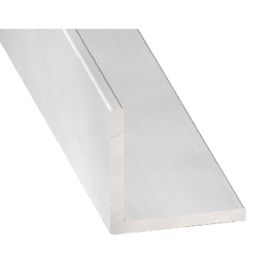 Ángulo de aluminio bruto 100 x 2 x 2 cm