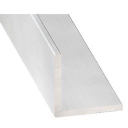Ángulo de aluminio bruto 100 x 2,5 x 2,5 cm