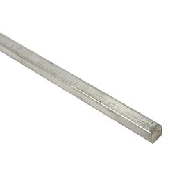 Perfil cuadrado de aluminio bruto 8x8-1m