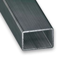 Tubo rectangular de acero laminado 30 x 20 mm.