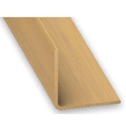 Ángulo pvc roble 100 x 3 x 3 cm