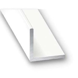 Ángulo de aluminio lacado 100 x 2 x 2 cm