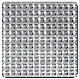 Chapa de aluminio punta diamante 500 x 250 mm