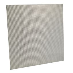Chapa de aluminio punta diamante 0,5mm 500x500 mm