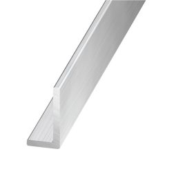Ángulo de aluminio bruto desigual 250 x 1,5 x 1 cm
