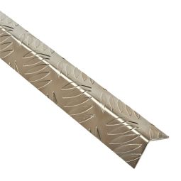 Ángulo ajedrez de aluminio bruto 100 x 3 x 3 cm