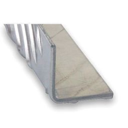 Ángulo ajedrez de aluminio bruto 100 x 4 x 4 cm