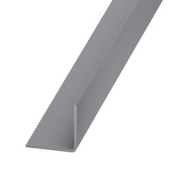 Ángulo de pvc gris 200 x 1,5 x 1,5 cm