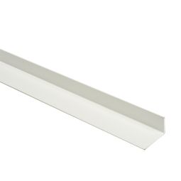 Ángulo desigual pvc blanco 200 x 2,5 x 1,5 cm