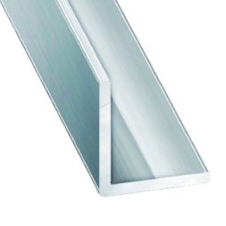 Ángulo de aluminio brillo 200 x 2 x 2 cm