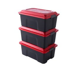 Lote de 3 cajas de plástico 40L