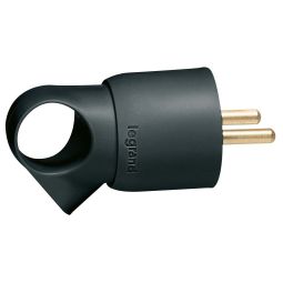 Clavija 2 p+t 16 a con anillo