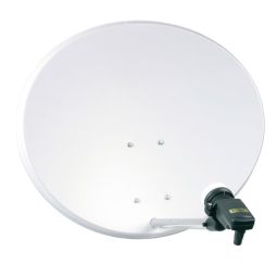 Kit antena parabólica 80 cm + lnb universal