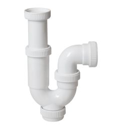Sifón lavabo curvo