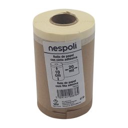 Rollo papel con cinta adesiva 10cmx20m