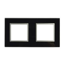 Kalia placa doble cristal negro