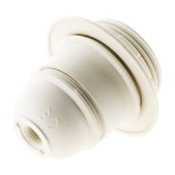 Portalámparas E27 blanco