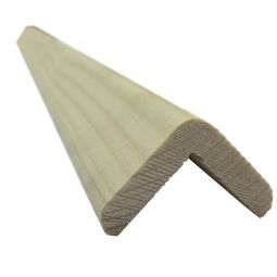 Cantonera madera natural 300 x 3,4 x 3,4 cm