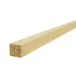 Pack de 6 listones de madera de abeto 200x5 cm