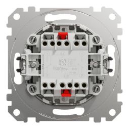 Doble conmutador New Sedna Blanco Schneider