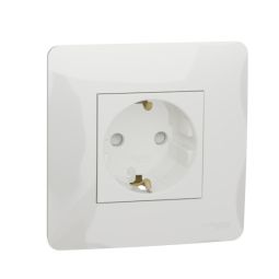 Pack enchufes New Unica blanco 5 uds